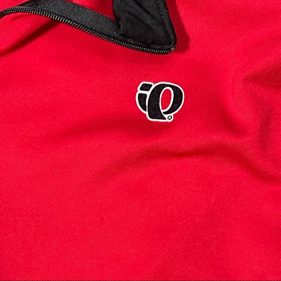 Pearl iZumi Men’s Large Red Long Sleeve Quarter Zip - Picture 6 of 10